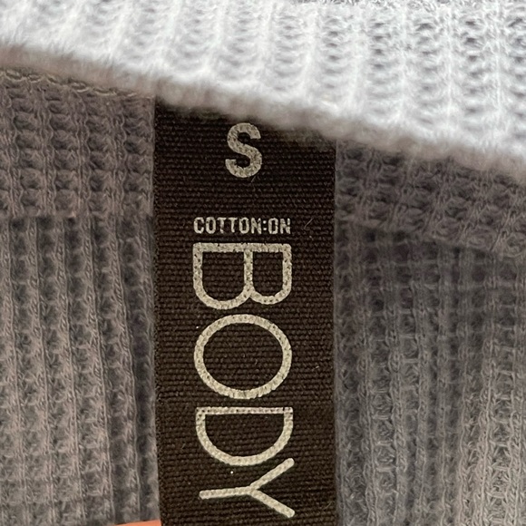 Cotton On Women's Cross Back Waffle Long Sleeve Top - Picture 6 of 8